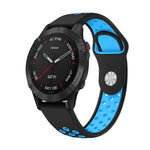 Cinturino sportivo in silicone traspirante da 22 mm, For Garmin Fenix 6 Sapphire GPS, For Garmin Fenix 5
