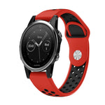 Cinturino sportivo in silicone traspirante da 22 mm, For Garmin Fenix 6 Sapphire GPS, For Garmin Fenix 5