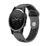 Cinturino sportivo in silicone traspirante da 22 mm, For Garmin Fenix 6 Sapphire GPS, For Garmin Fenix 5