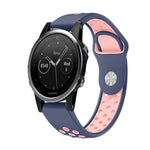 Cinturino sportivo in silicone traspirante da 22 mm, For Garmin Fenix 6 Sapphire GPS, For Garmin Fenix 5