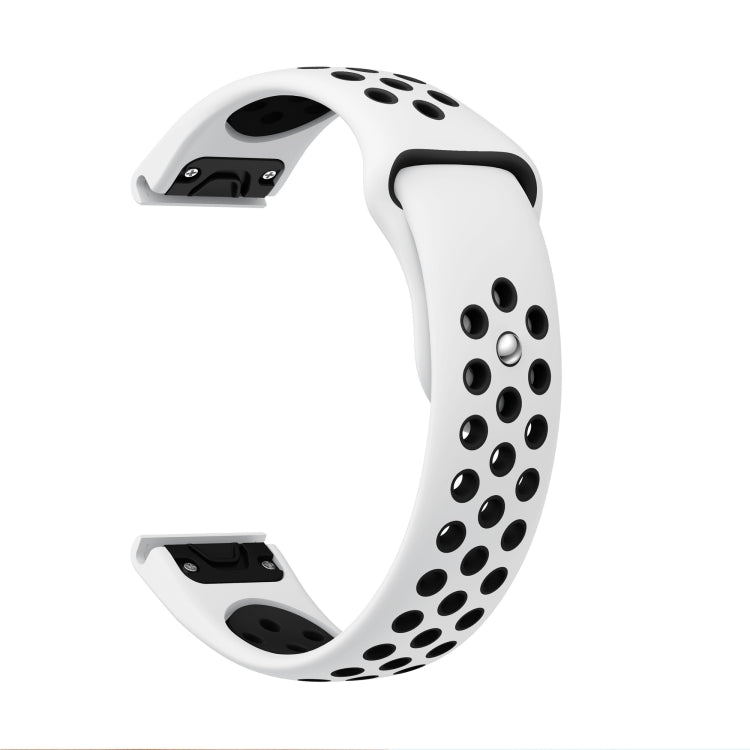 Cinturino sportivo in silicone traspirante da 22 mm, For Garmin Fenix 5 Plus, For Garmin Quatix 5