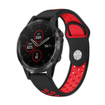 Cinturino sportivo in silicone traspirante da 22 mm, For Garmin Fenix 5 Plus, For Garmin Quatix 5