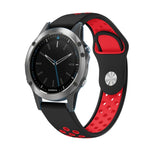 Cinturino sportivo in silicone traspirante da 22 mm, For Garmin Fenix 5 Plus, For Garmin Quatix 5