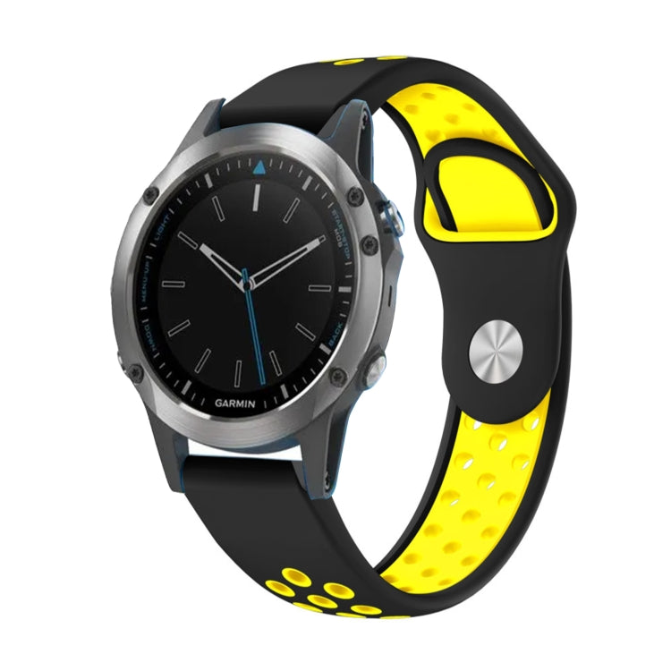 Cinturino sportivo in silicone traspirante da 22 mm, For Garmin Fenix 5 Plus, For Garmin Quatix 5