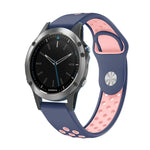Cinturino sportivo in silicone traspirante da 22 mm, For Garmin Fenix 5 Plus, For Garmin Quatix 5