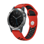 Cinturino sportivo in silicone traspirante da 22 mm, For Garmin Quatix 5 Sapphire, For Garmin Forerunner 955