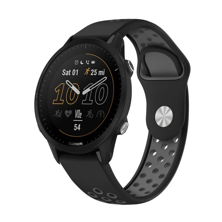 Cinturino sportivo in silicone traspirante da 22 mm, For Garmin Quatix 5 Sapphire, For Garmin Forerunner 955