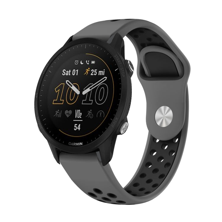 Cinturino sportivo in silicone traspirante da 22 mm, For Garmin Quatix 5 Sapphire, For Garmin Forerunner 955