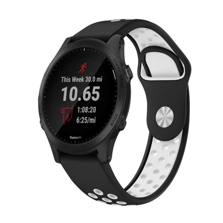 Cinturino sportivo in silicone traspirante da 22 mm, For Garmin Forerunner 945, For Garmin Forerunner 935