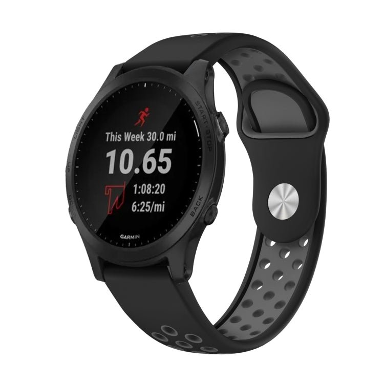 Cinturino sportivo in silicone traspirante da 22 mm, For Garmin Forerunner 945, For Garmin Forerunner 935