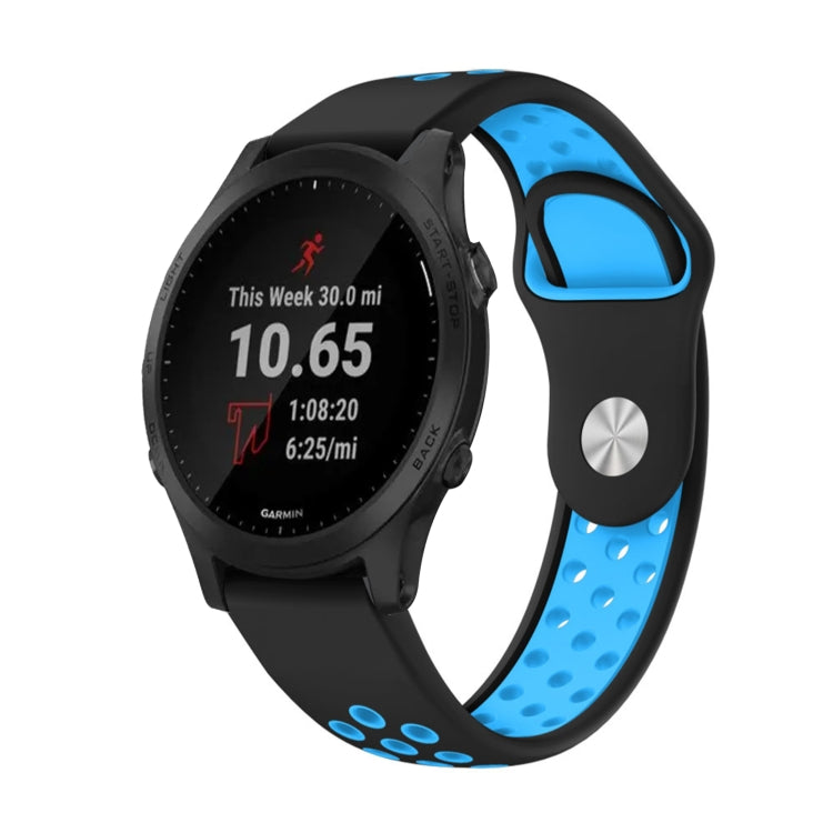 Cinturino sportivo in silicone traspirante da 22 mm, For Garmin Forerunner 945, For Garmin Forerunner 935