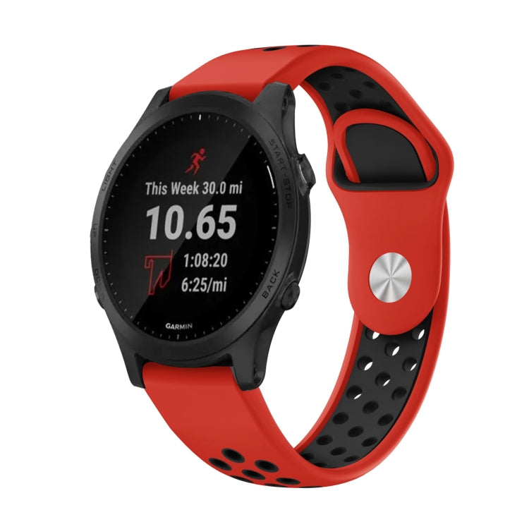 Cinturino sportivo in silicone traspirante da 22 mm, For Garmin Forerunner 945, For Garmin Forerunner 935