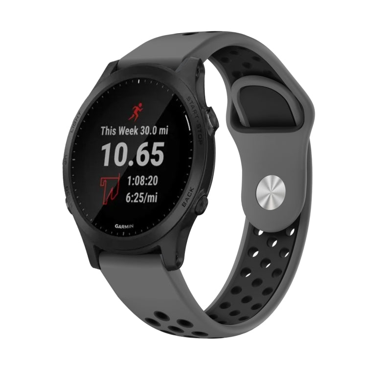 Cinturino sportivo in silicone traspirante da 22 mm, For Garmin Forerunner 945, For Garmin Forerunner 935