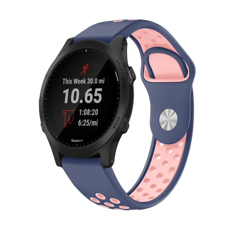 Cinturino sportivo in silicone traspirante da 22 mm, For Garmin Forerunner 945, For Garmin Forerunner 935