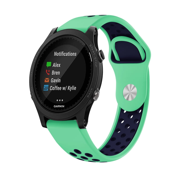 Cinturino sportivo in silicone traspirante da 22 mm, For Garmin Forerunner 945, For Garmin Forerunner 935
