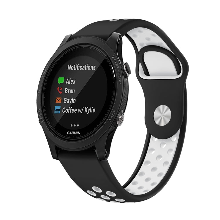 Cinturino sportivo in silicone traspirante da 22 mm, For Garmin Forerunner 945, For Garmin Forerunner 935