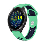 Cinturino sportivo in silicone traspirante da 22 mm, For Garmin Forerunner 965, For Garmin Instinct 2