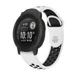Cinturino sportivo in silicone traspirante da 22 mm, For Garmin Forerunner 965, For Garmin Instinct 2