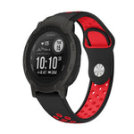 Cinturino sportivo in silicone traspirante da 22 mm, For Garmin Forerunner 965, For Garmin Instinct 2