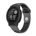 Cinturino sportivo in silicone traspirante da 22 mm, For Garmin Forerunner 965, For Garmin Instinct 2