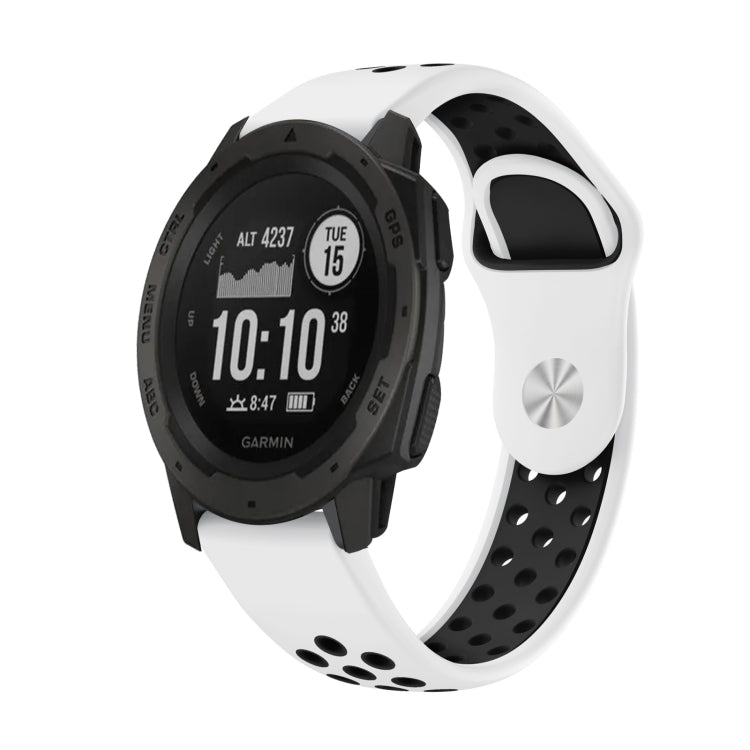 Cinturino sportivo in silicone traspirante da 22 mm, For Garmin Instinct, For Garmin Descent G1