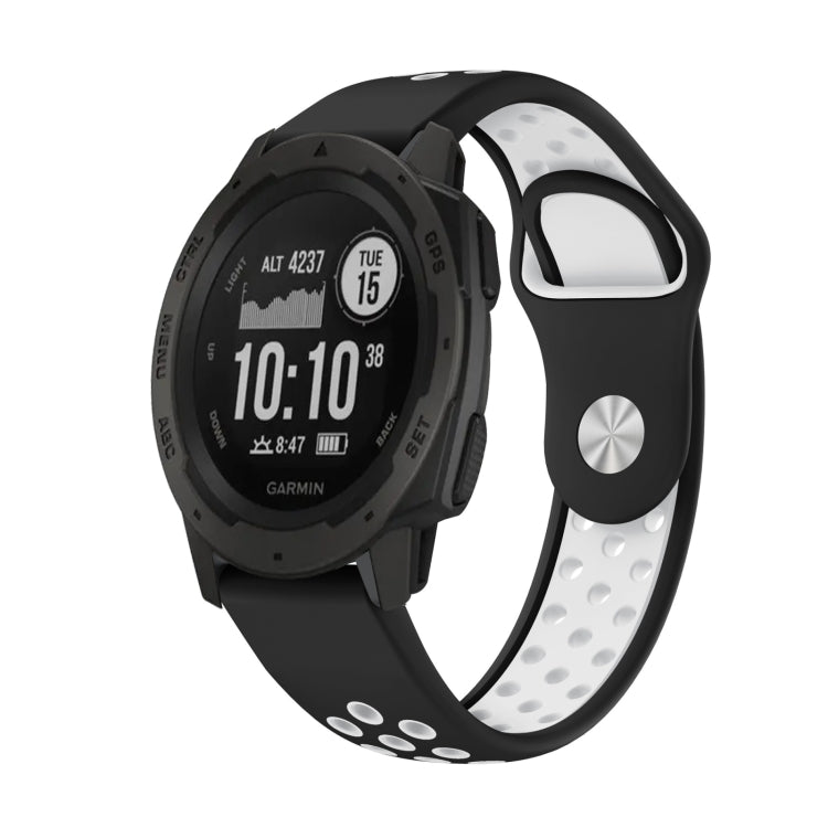 Cinturino sportivo in silicone traspirante da 22 mm, For Garmin Instinct, For Garmin Descent G1