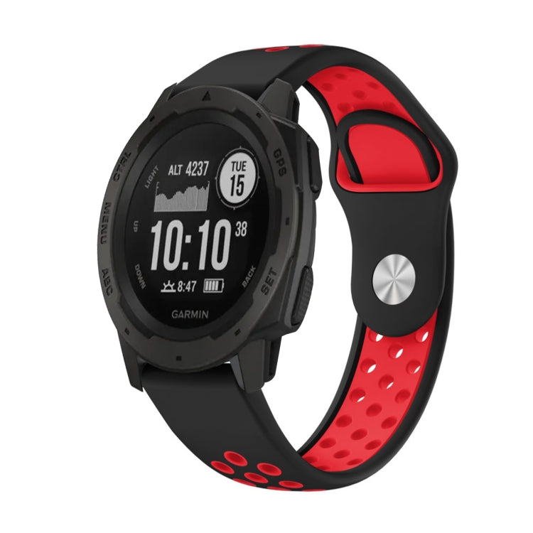 Cinturino sportivo in silicone traspirante da 22 mm, For Garmin Instinct, For Garmin Descent G1