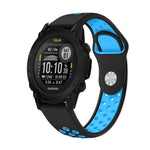Cinturino sportivo in silicone traspirante da 22 mm, For Garmin Instinct, For Garmin Descent G1