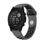 Cinturino sportivo in silicone traspirante da 22 mm, For Garmin Instinct, For Garmin Descent G1