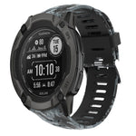 Cinturino in silicone stampato mimetico da 26 mm, For Garmin Instinct 2X Solar, For Garmin D2 Delta PX, For Garmin Tactix 7 Pro, For Garmin Tactix 7