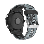 Cinturino in silicone stampato mimetico da 26 mm, For Garmin Instinct 2X Solar, For Garmin D2 Delta PX, For Garmin Tactix 7 Pro, For Garmin Tactix 7