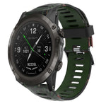 Cinturino in silicone stampato mimetico da 26 mm, For Garmin Instinct 2X Solar, For Garmin D2 Delta PX, For Garmin Tactix 7 Pro, For Garmin Tactix 7