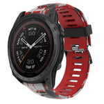 Cinturino in silicone stampato mimetico da 26 mm, For Garmin Instinct 2X Solar, For Garmin D2 Delta PX, For Garmin Tactix 7 Pro, For Garmin Tactix 7