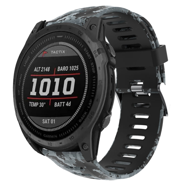 Cinturino in silicone mimetico 26 mm per Garmin Fenix 7X