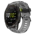 Cinturino in silicone stampato mimetico da 26 mm, For Garmin Fenix 7X, For Garmin Fenix 7X Solar, For Garmin Tactix Delta, For Garmin Enduro 2