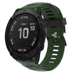 Cinturino in silicone stampato mimetico da 26 mm, For Garmin Enduro, For Garmin Fenix 6X, For Garmin Fenix 6X Pro, For Garmin Fenix 6X Sapphire