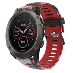 Cinturino in silicone stampato mimetico da 26 mm, For Garmin Fenix 5X Sapphire, For Garmin Fenix 5X Plus, For Garmin Fenix 3, For Garmin Fenix 3 HR