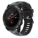 Cinturino in silicone stampato mimetico da 26 mm, For Garmin Fenix 5X Sapphire, For Garmin Fenix 5X Plus, For Garmin Fenix 3, For Garmin Fenix 3 HR
