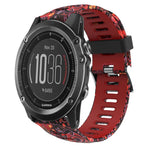 Cinturino in silicone stampato mimetico da 26 mm, For Garmin Fenix 5X Sapphire, For Garmin Fenix 5X Plus, For Garmin Fenix 3, For Garmin Fenix 3 HR