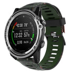 Cinturino in silicone stampato mimetico da 26 mm, For Garmin Fenix 3 Sapphire, For Garmin Descent MK 1, For Garmin Descent MK 2, For Garmin Descent MK 2i