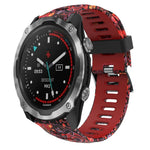 Cinturino in silicone stampato mimetico da 26 mm, For Garmin Fenix 3 Sapphire, For Garmin Descent MK 1, For Garmin Descent MK 2, For Garmin Descent MK 2i