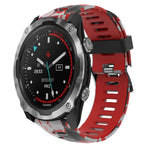 Cinturino in silicone stampato mimetico da 26 mm, For Garmin Fenix 3 Sapphire, For Garmin Descent MK 1, For Garmin Descent MK 2, For Garmin Descent MK 2i