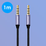 Cavo audio stereo AUX 3,5 mm 4 poli maschio a maschio