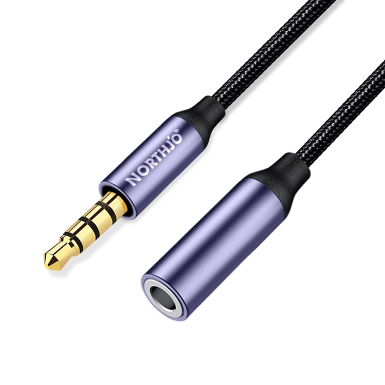 NORTHJO MTF0401 Cavo adattatore audio stereo da 3,5 mm maschio a femmina a 4 poli, MTF0401