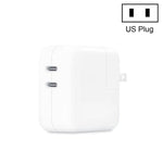 Caricabatterie a doppia porta USB-C / Type-C da 35 W PD3.0 per serie iPhone / iPad, US Plug, EU Plug