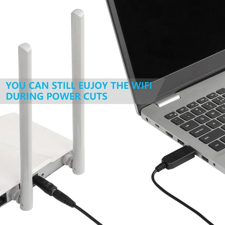 Convertitore USB 5V a DC 9V con 8 connettori 5.5x2.5mm