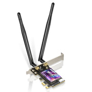 EDUP EP-9658 Scheda PCI-E WiFi 6 AX1800M Adattatore Bluetooth 5.2 per PC desktop, scheda di rete interna PCI-E wireless dual band 2,4 GHz/5,8 GHz