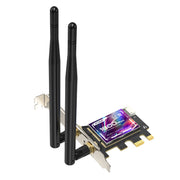 EDUP EP-9658 Scheda PCI-E WiFi 6 AX1800M Adattatore Bluetooth 5.2 per PC desktop, scheda di rete interna PCI-E wireless dual band 2,4 GHz/5,8 GHz