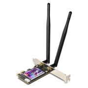 EDUP EP-9658 Scheda PCI-E WiFi 6 AX1800M Adattatore Bluetooth 5.2 per PC desktop, scheda di rete interna PCI-E wireless dual band 2,4 GHz/5,8 GHz