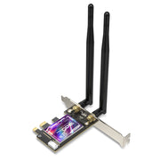 EDUP EP-9658 Scheda PCI-E WiFi 6 AX1800M Adattatore Bluetooth 5.2 per PC desktop, scheda di rete interna PCI-E wireless dual band 2,4 GHz/5,8 GHz